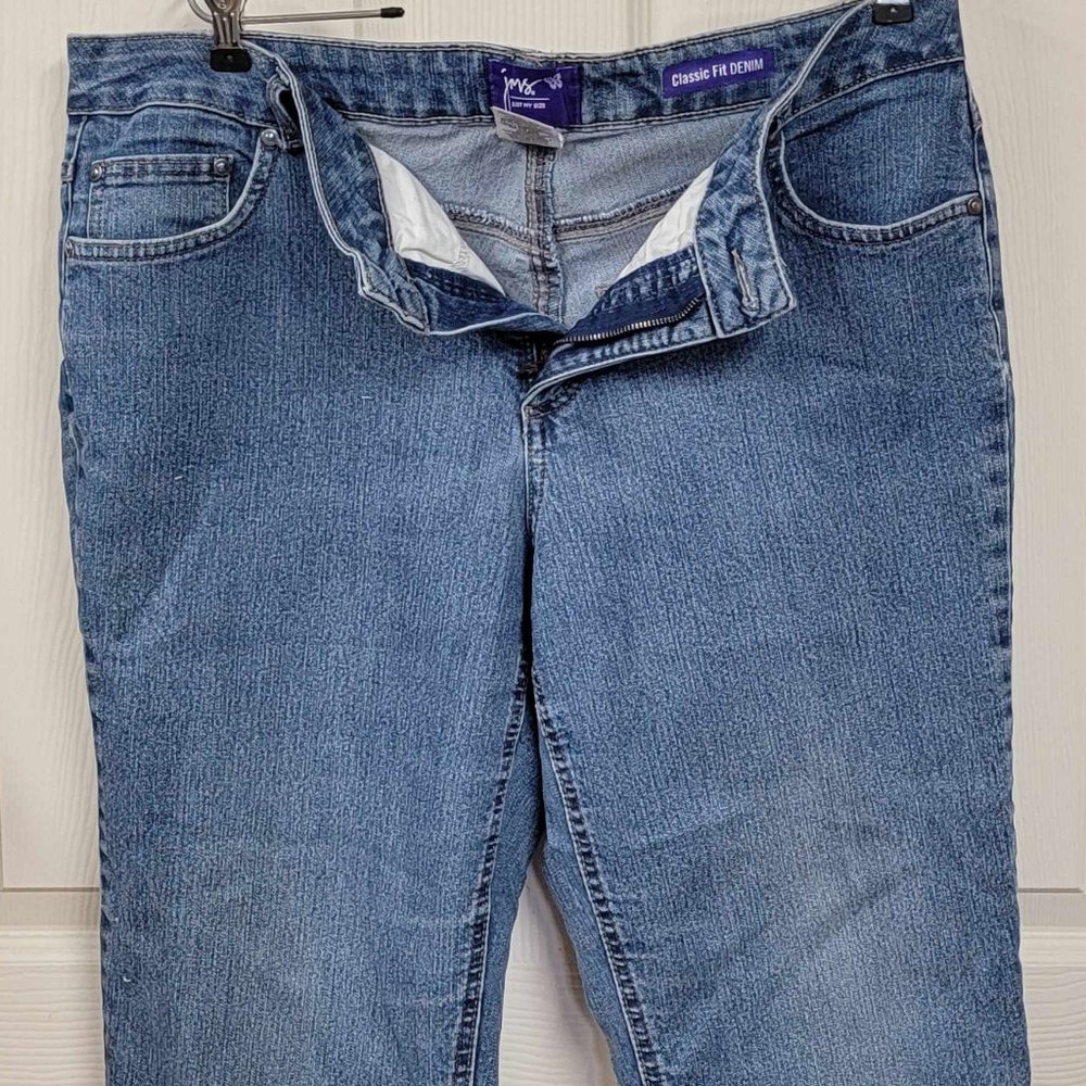 JMS Classic Straight Leg Womens' size 16W Blue Denim Jeans